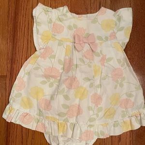 NWT JANIE AND JACK SO PRETTY FLOWER DRESS 3-6 MONS